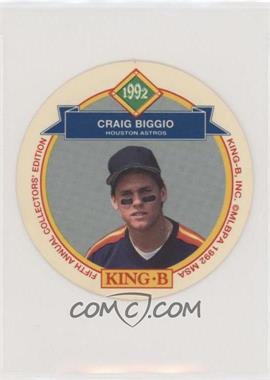 1992 King-B Collector's Edition Discs - Food Issue [Base] #21 - Craig Biggio [EX to NM]