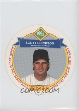 1992 King-B Collector's Edition Discs - Food Issue [Base] #23 - Scott Erickson