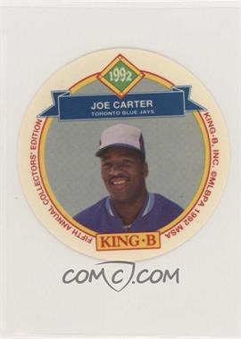 1992 King-B Collector's Edition Discs - Food Issue [Base] #24 - Joe Carter