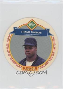 1992 King-B Collector's Edition Discs - Food Issue [Base] #3 - Frank Thomas [Good to VG‑EX] - Courtesy of COMC.com