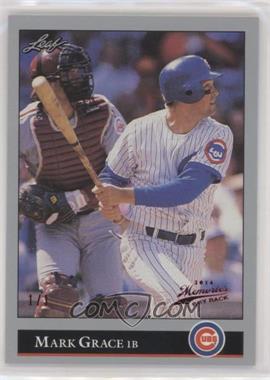 1992 Leaf - [Base] - 2014 Leaf Memories Buyback Red #26 - Mark Grace /1