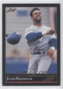 1992 Leaf - [Base] - Gold #119 - Julio Franco