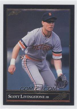 1992 Leaf - [Base] - Gold #127 - Scott Livingstone