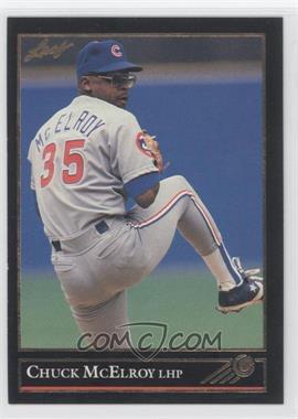 1992 Leaf - [Base] - Gold #158 - Chuck McElroy