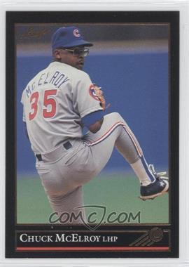 1992 Leaf - [Base] - Gold #158 - Chuck McElroy