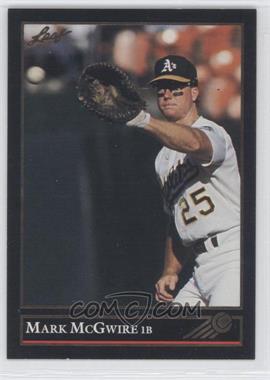 1992 Leaf - [Base] - Gold #16 - Mark McGwire