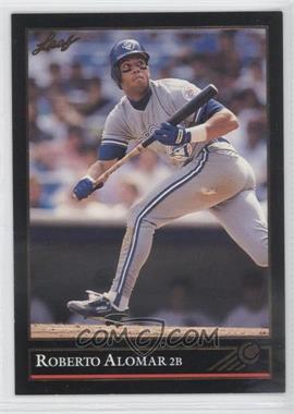 1992 Leaf - [Base] - Gold #233 - Roberto Alomar