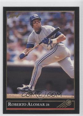 1992 Leaf - [Base] - Gold #233 - Roberto Alomar