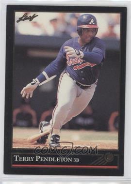 1992 Leaf - [Base] - Gold #245 - Terry Pendleton