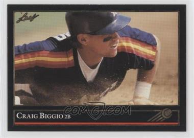 1992 Leaf - [Base] - Gold #315 - Craig Biggio