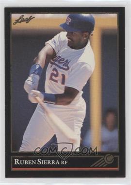 1992 Leaf - [Base] - Gold #383 - Ruben Sierra