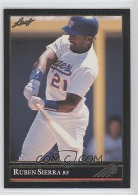 1992 Leaf - [Base] - Gold #383 - Ruben Sierra