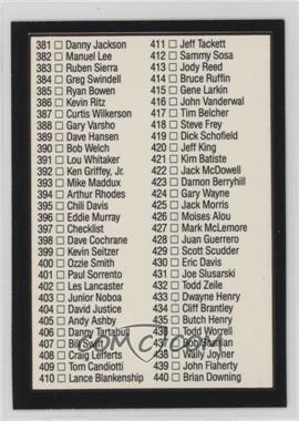 1992 Leaf - [Base] - Gold #397 - Checklist - Robin Yount