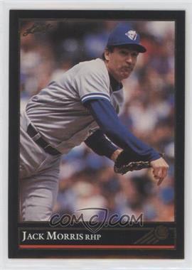 1992 Leaf - [Base] - Gold #425 - Jack Morris