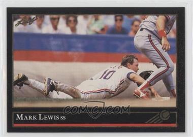 1992 Leaf - [Base] - Gold #49 - Mark Lewis