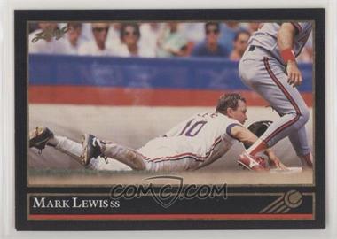 1992 Leaf - [Base] - Gold #49 - Mark Lewis