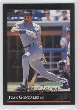 1992 Leaf - [Base] - Gold #62 - Juan Gonzalez