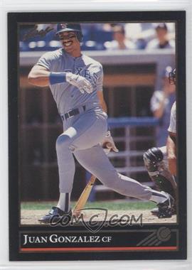 1992 Leaf - [Base] - Gold #62 - Juan Gonzalez