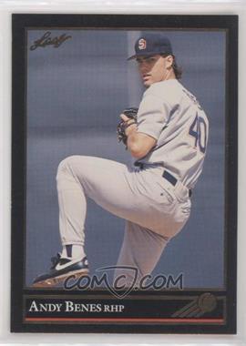 1992 Leaf - [Base] - Gold #74 - Andy Benes