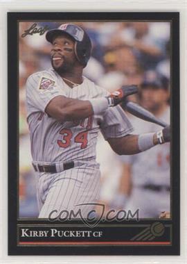 1992 Leaf - [Base] - Gold #98 - Kirby Puckett