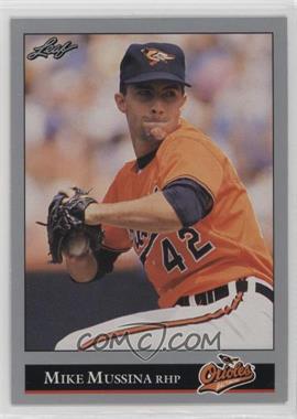 1992 Leaf - [Base] #13 - Mike Mussina