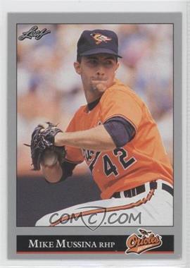 1992 Leaf - [Base] #13 - Mike Mussina