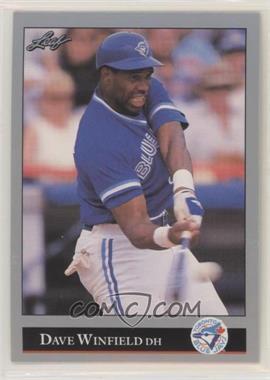 1992 Leaf - [Base] #171 - Dave Winfield