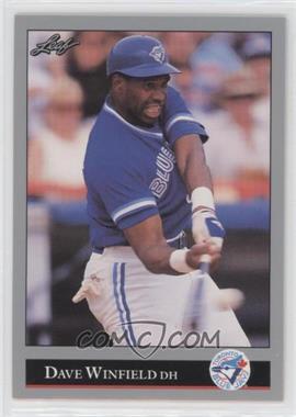 1992 Leaf - [Base] #171 - Dave Winfield