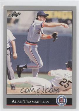 1992 Leaf - [Base] #172 - Alan Trammell