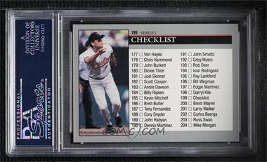 1992 Leaf - [Base] #199 - Checklist [PSA 10 GEM MT]