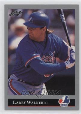 1992 Leaf - [Base] #201 - Larry Walker