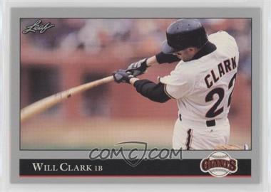 1992 Leaf - [Base] #241 - Will Clark