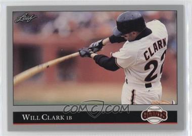 1992 Leaf - [Base] #241 - Will Clark