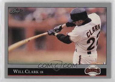 1992 Leaf - [Base] #241 - Will Clark