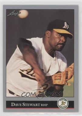 1992 Leaf - [Base] #258 - Dave Stewart