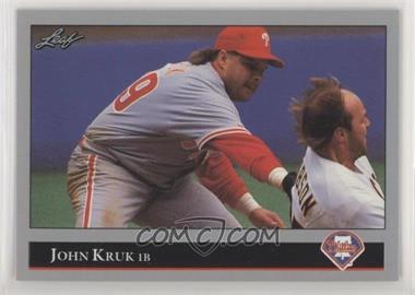 1992 Leaf - [Base] #313 - John Kruk