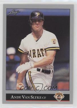 1992 Leaf - [Base] #43 - Andy Van Slyke