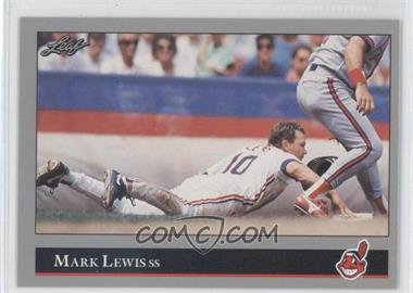 1992 Leaf - [Base] #49 - Mark Lewis