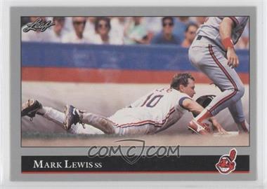 1992 Leaf - [Base] #49 - Mark Lewis