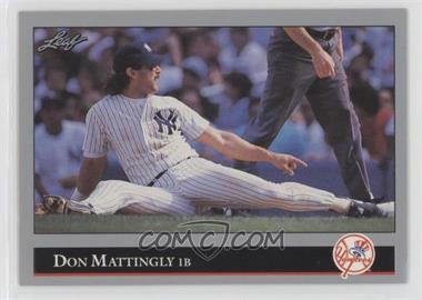 1992 Leaf - [Base] #57 - Don Mattingly [EX to NM]