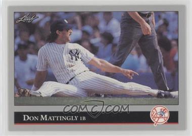 1992 Leaf - [Base] #57 - Don Mattingly