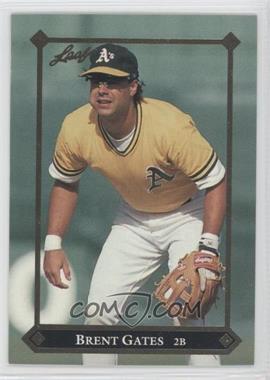 1992 Leaf - Gold Leaf Rookies #BC-2 - Brent Gates