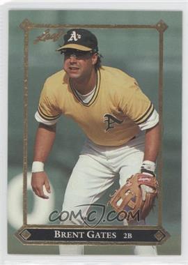 1992 Leaf - Gold Leaf Rookies #BC-2 - Brent Gates