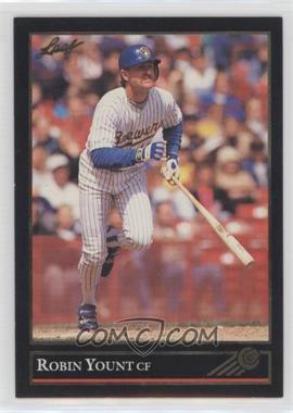 1992 Leaf - Preview - Gold #20 - Robin Yount