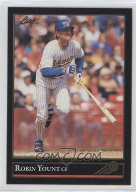 1992 Leaf - Preview - Gold #20 - Robin Yount