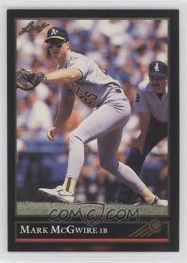 1992 Leaf - Preview - Gold #32 - Mark McGwire