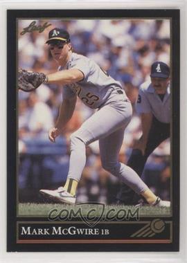 1992 Leaf - Preview - Gold #32 - Mark McGwire