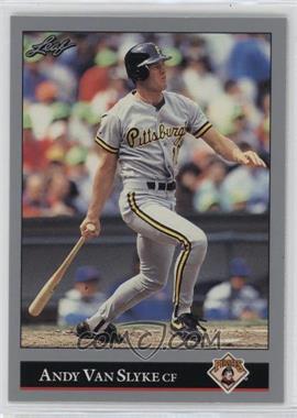 1992 Leaf - Preview #9 - Andy Van Slyke