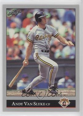 1992 Leaf - Preview #9 - Andy Van Slyke