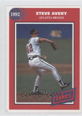 1992 Lykes Atlanta Braves - [Base] #33 - Steve Avery